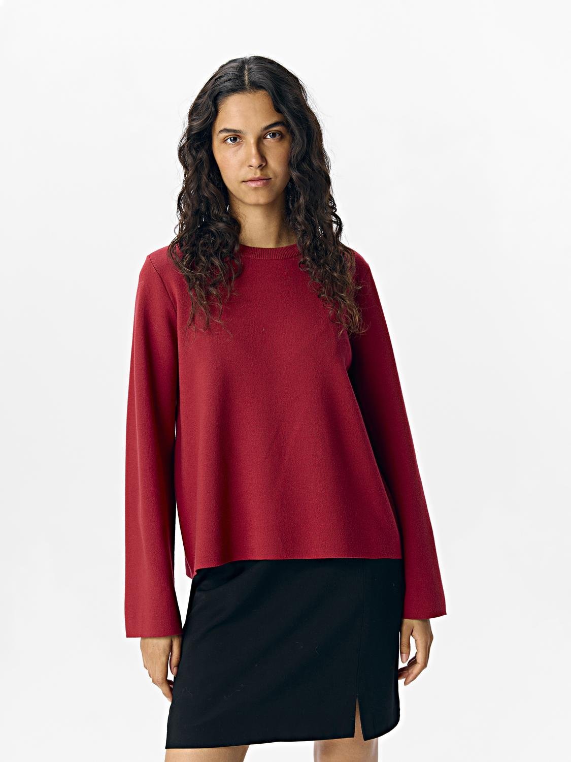 OBJREYNARD Pullover - Karanda Red - VERO MODA & VILA Bergvik